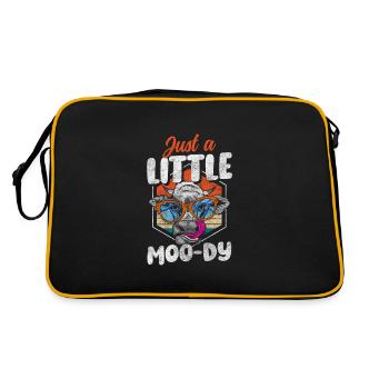 Beef Milk Cow Spots Economy - Retro Bag - black/gold - Back