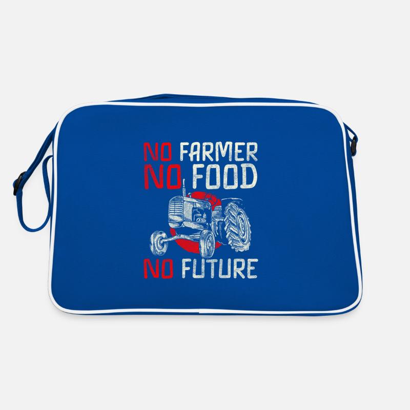 Farmer Field Tractor Fields Retro Bag