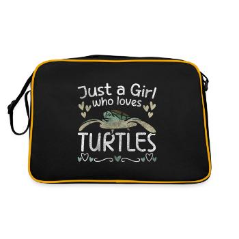 Tortue Nature Biodiversité - Sac Retro - noir/or - Dos