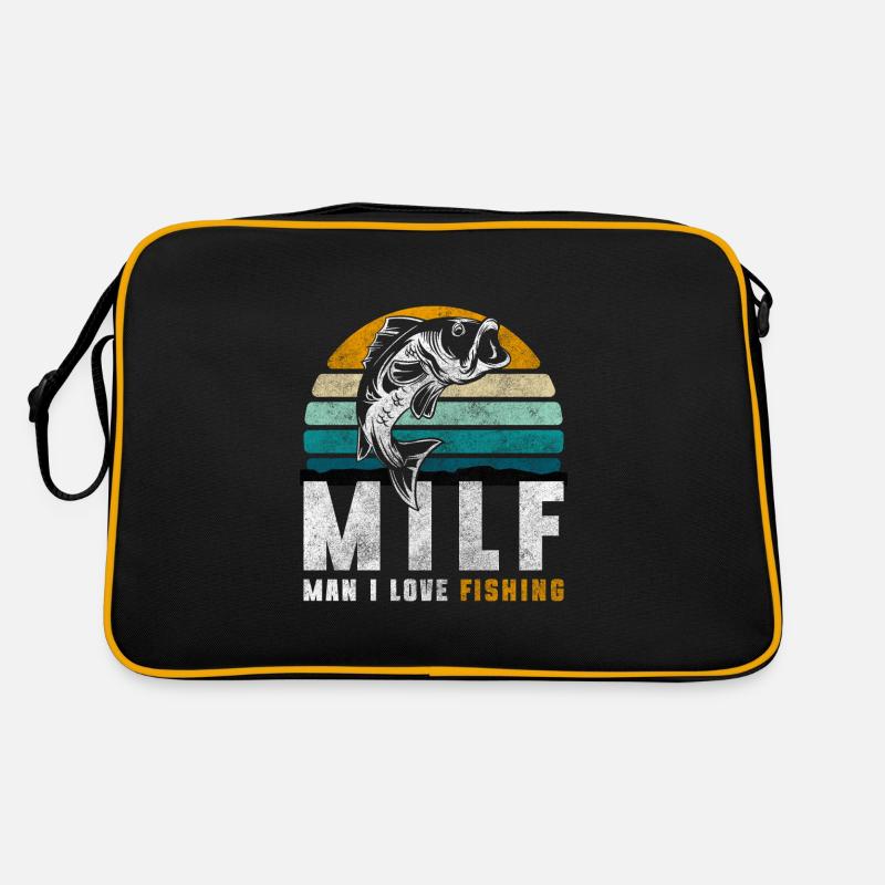 Fischen Hecht Trip Barsch Retro Tasche