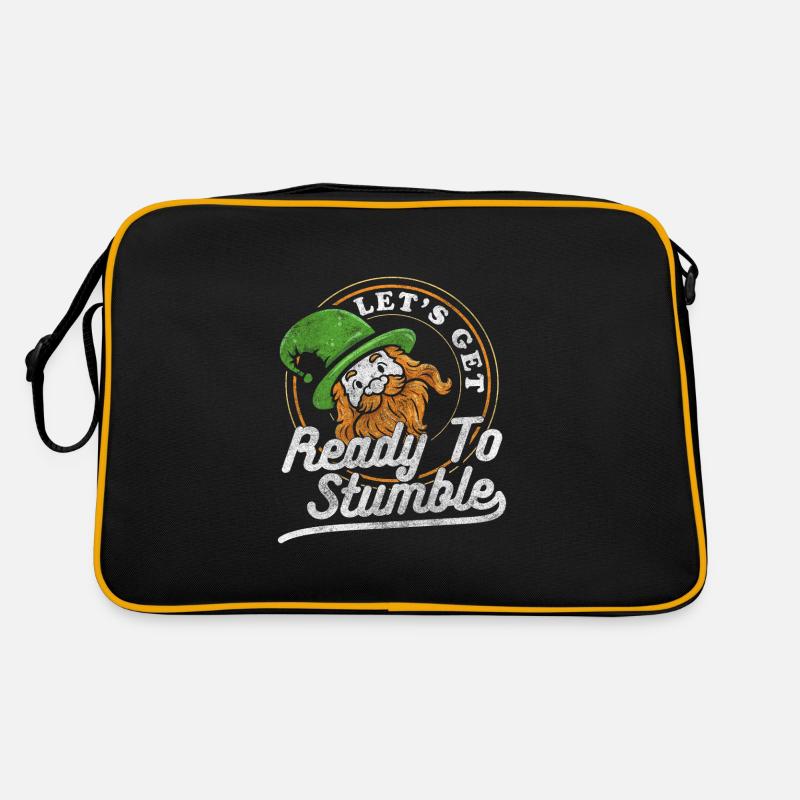 Pub Beer Happiness Irish Retro Bag