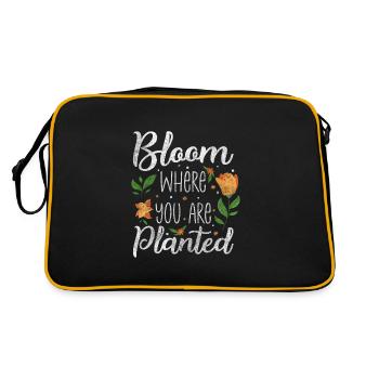 Parfum floral Bouquet d’amour - Sac Retro - noir/or - Dos