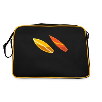 Sup pour les surfeur - Sac Retro - noir/or - Dos