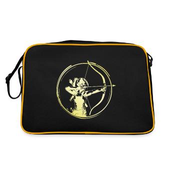 Archery Woman - Retro Bag - black/gold - Back
