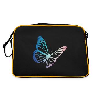 Papillon cadeaux papillon papillon papillon - Sac Retro - noir/or - Dos