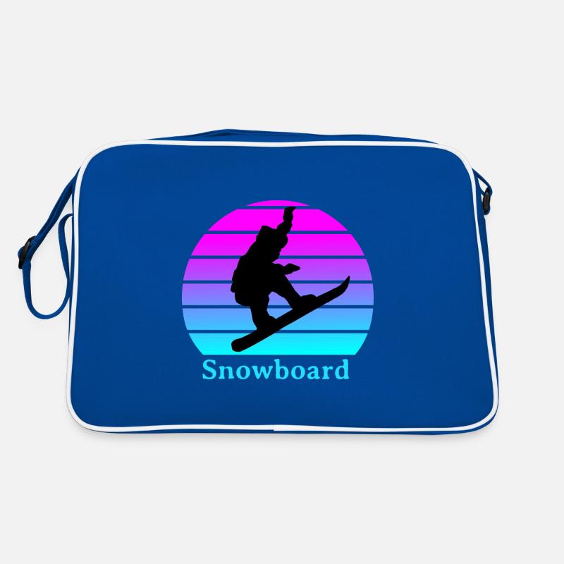 Snowboard Retro Tasche