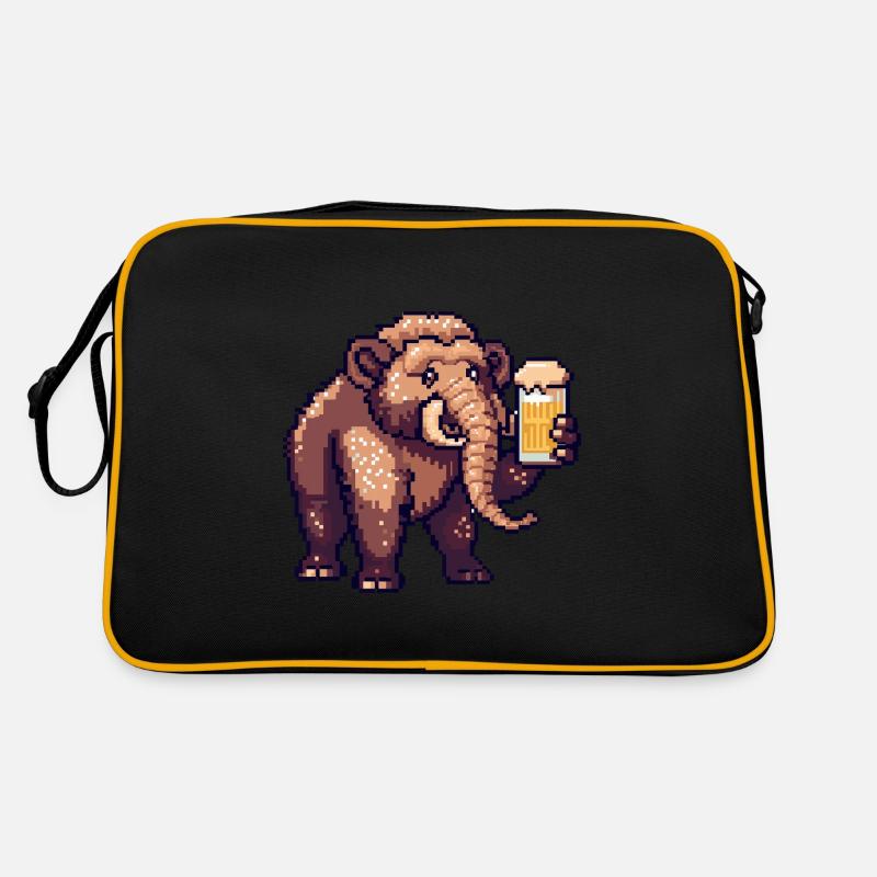 Mammut Pixel Bier Retro Tasche