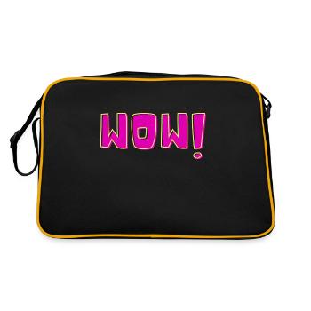 WOW - Retro Bag - black/gold - Back