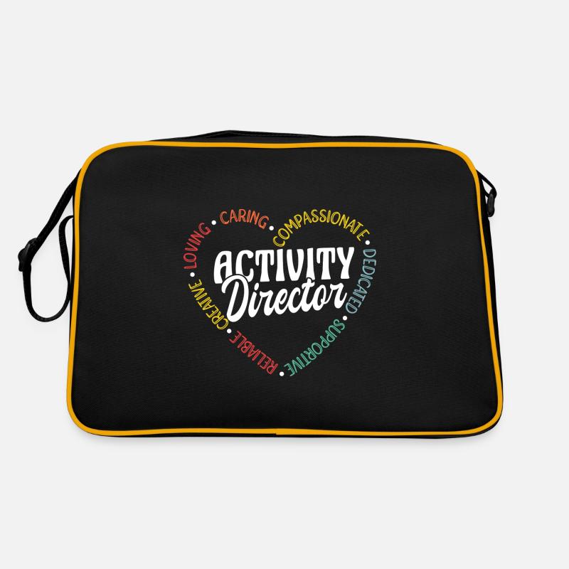 Activity Director Apprciaton Heart Retro Tasche