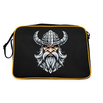 fierce Viking - Retro Bag - black/gold - Back