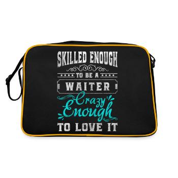 Waitress Specialist Tipping Service - Retro Bag - black/gold - Back