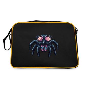 Tarentule Bande Dessinée Drôle Été - Sac Retro - noir/or - Dos