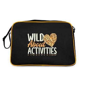 Activity Assistant Squad Team - Retro Tasche - Schwarz/Gold - Hinten
