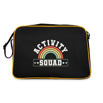 Activity Assistant Squad Team - Retro Tasche - Schwarz/Gold - Hinten