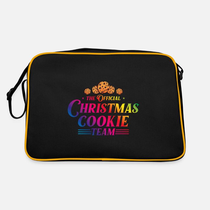 Biscuits de Noël Équipe de cuisson Noël Sac Retro