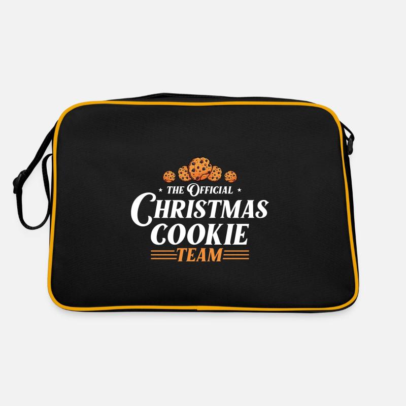 Biscuits de Noël Équipe de cuisson Noël Sac Retro