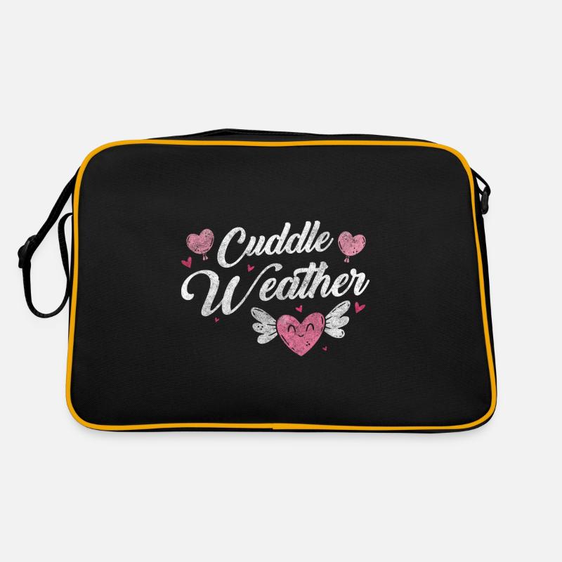 Beziehung Partner Kuschelig Zärtlichkeit Retro Tasche