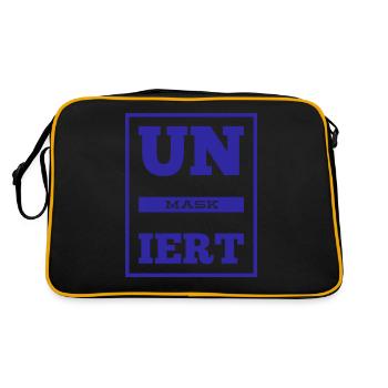 UN MASKED - Démasqué - Démasqué. NOUVEAU HIT! - Sac Retro - noir/or - Dos