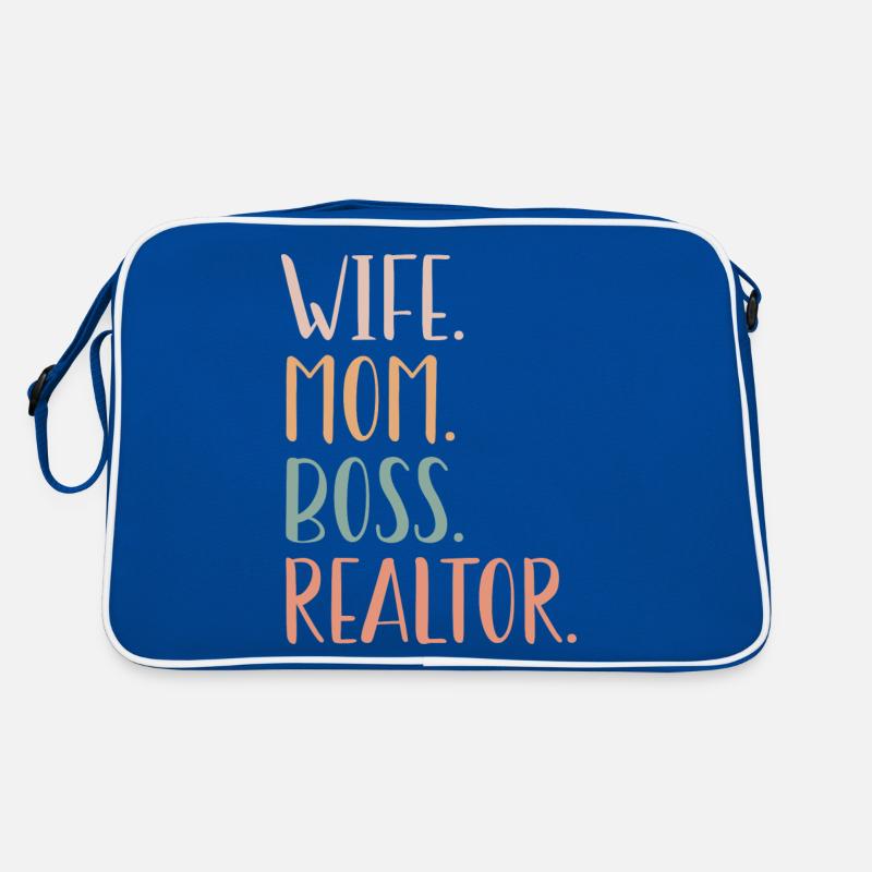 Ehefrau Mama Makler Muttertagsgeschenk Retro Tasche
