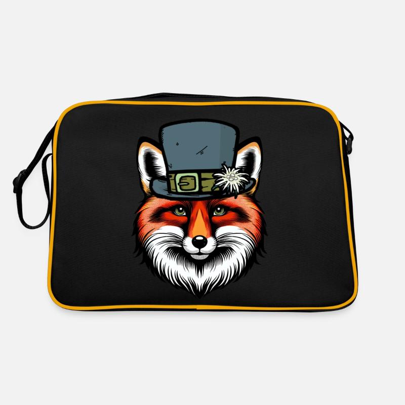 Tyrolean Fox Austria Foxes Switzerland Alps Retro Bag