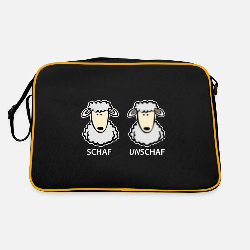 Schaf Unschaf Retro Tasche