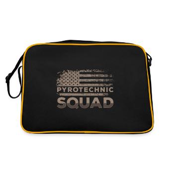Pyro Sky Football - Retro Bag - black/gold - Back