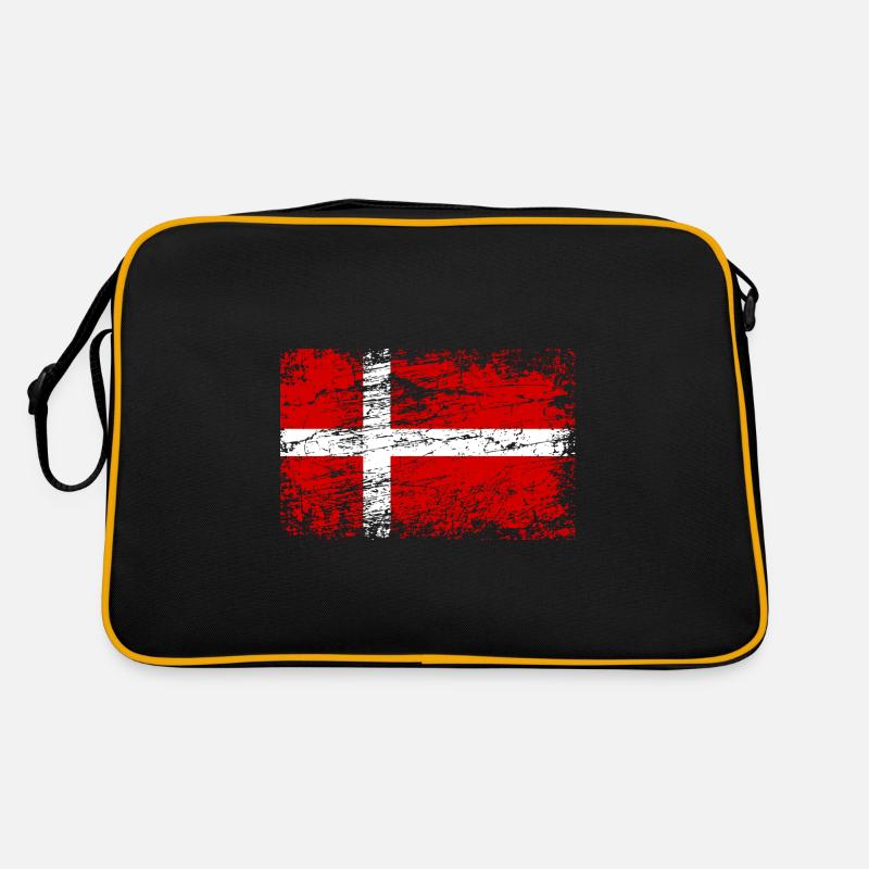 Drapeau danois de style vintage Sac Retro