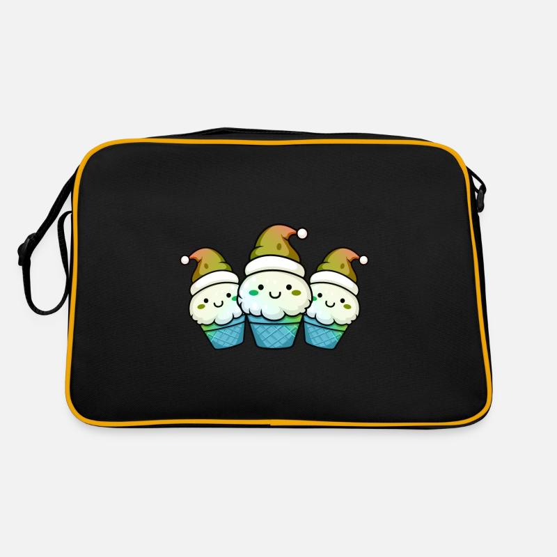 Cream Christmas Comic Retro Bag