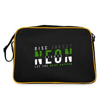 DJ Techno Sound - Retro Bag - black/gold - Back