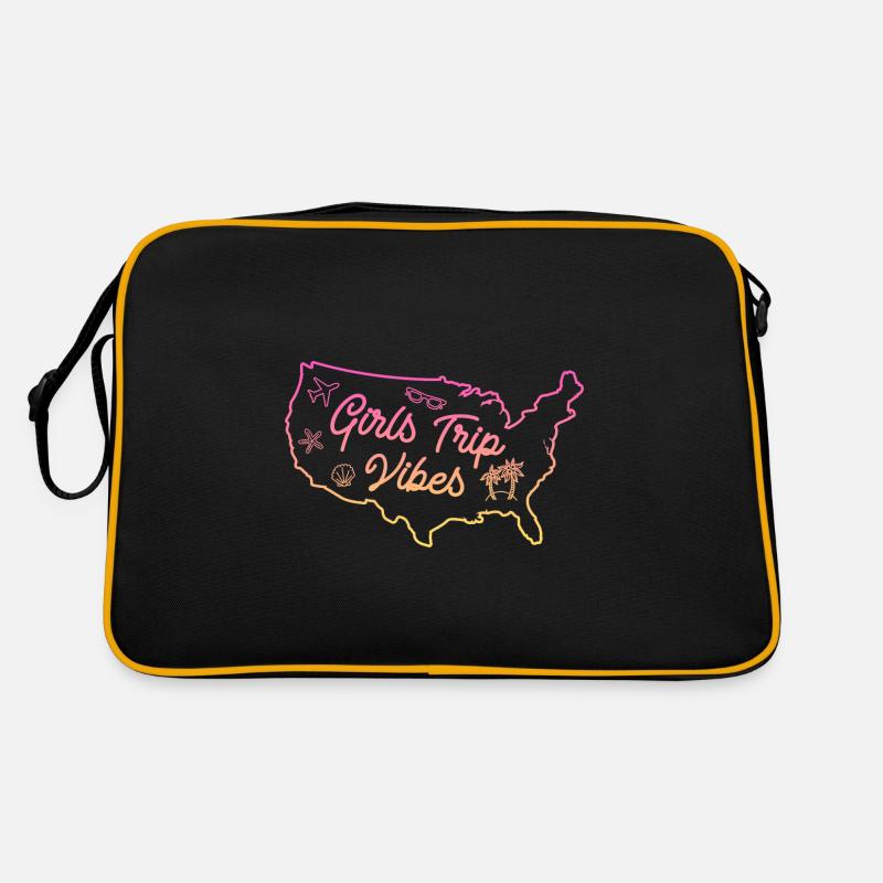 Traveller Flight Vacation Retro Tasche