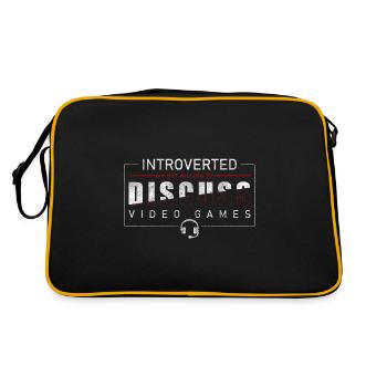 Zocker PC Masterrace Streaming - Retro Bag - black/gold - Back
