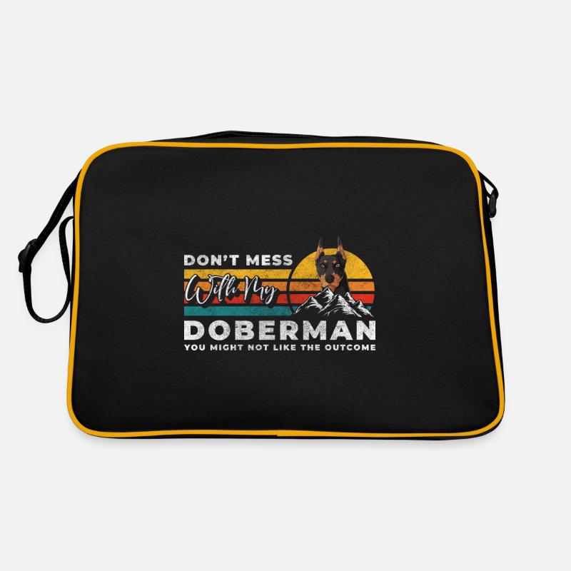 Chien de garde Propriétaire Chiot Chien Amour Sac Retro