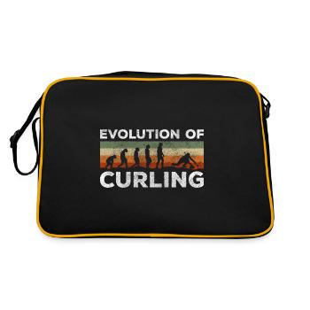 Curling Team Winner Sticks Sporty - Retro Bag - black/gold - Back