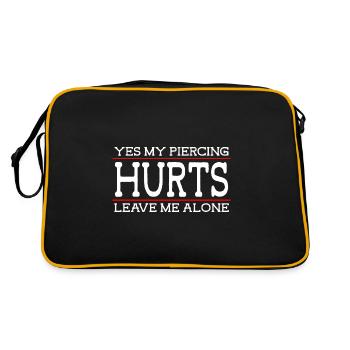 Piercer Piercing Studio - Retro Bag - black/gold - Back