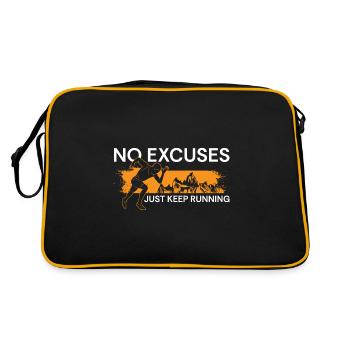 Coureurs Chaussures de course Jogger Sprint - Sac Retro - noir/or - Dos