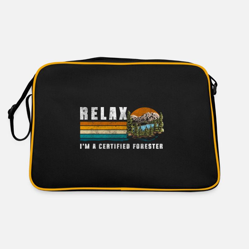 Förster Naturschutz Schutz Retro Tasche