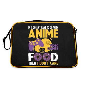Si Il Ne Pas Avec Le Jeu Vidéo Animé Faire - Sac Retro - noir/or - Dos