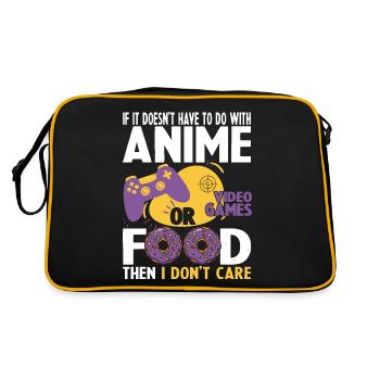 Si Il Ne Pas Avec Le Jeu Vidéo Animé Faire - Sac Retro - noir/or - Dos