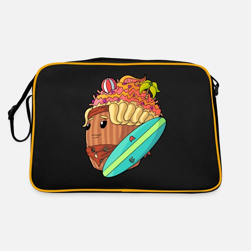 Surf Cupcake Retro Tasche