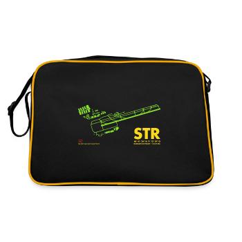 STR stuttgart gg - Sac Retro - noir/or - Dos