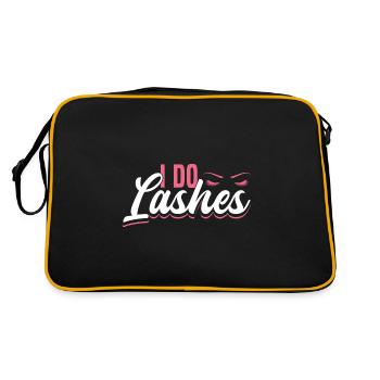 Makeup Artist Beautician & - Retro Tasche - Schwarz/Gold - Hinten