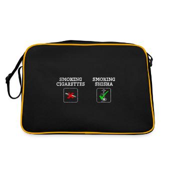 Hookah Flavor Hookah Bar - Retro Bag - black/gold - Back