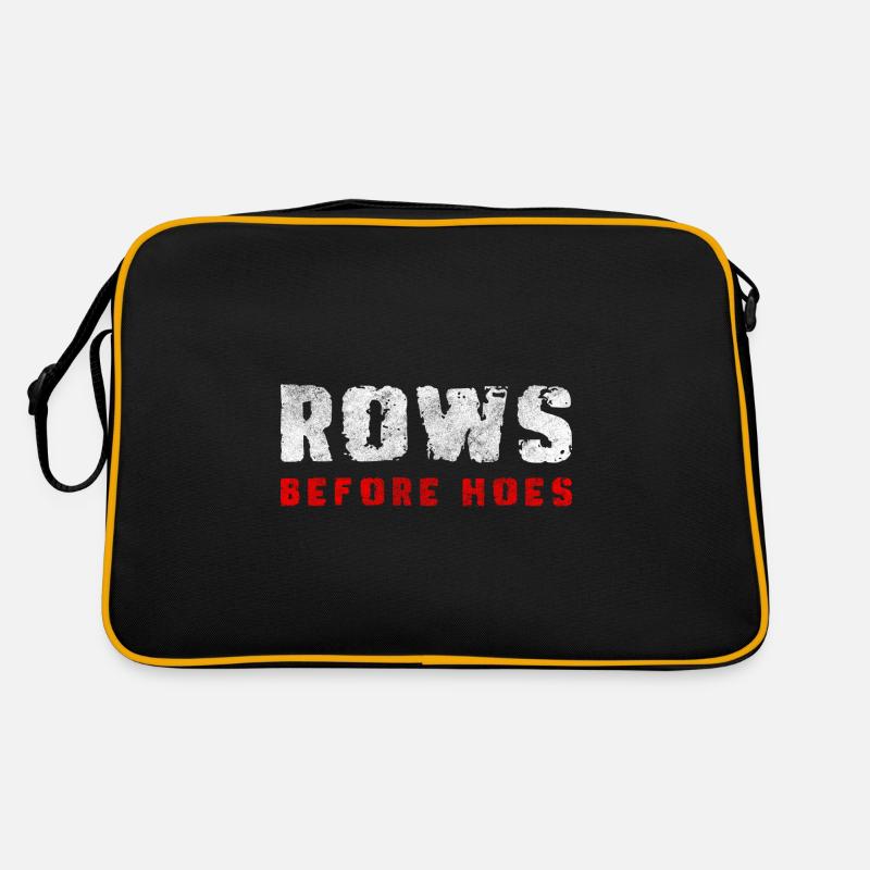 rowing machine athlete body sculling Retro Bag