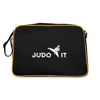 Chemise de Judo Judo Tasse Judo Spruch Geschenkidee - Sac Retro - noir/or - Dos