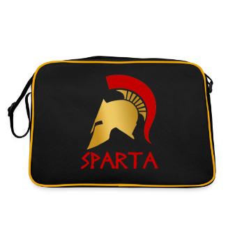 Sparte - Sac Retro - noir/or - Dos