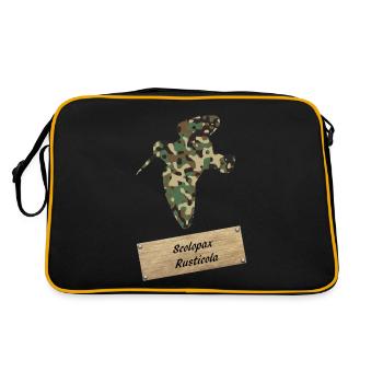 OBV – Becasse camo Scolopax Rusticola #2 - Sac Retro - noir/or - Dos