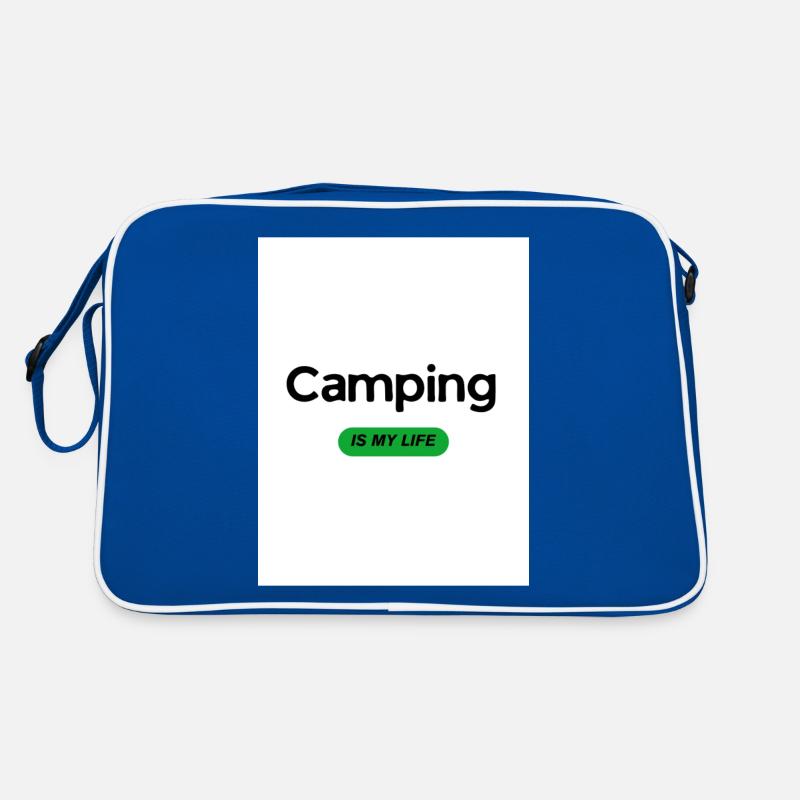 « Le camping, c’est ma vie » Sac Retro