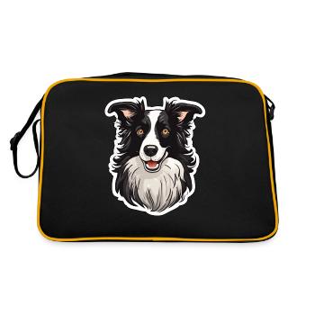 Berger Australien Noir Bi W - Sac Retro - noir/or - Dos