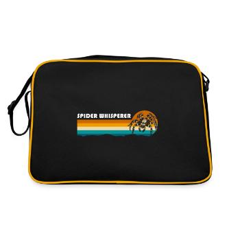 Spider Web Bite - Retro Bag - black/gold - Back
