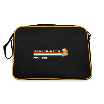 Swmming Pool Water Garden Party - Retro Bag - black/gold - Back